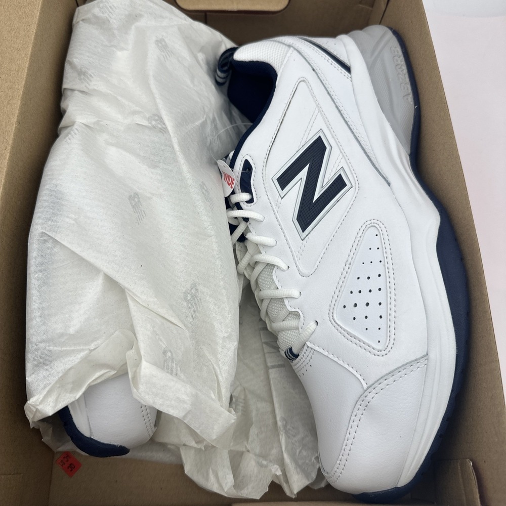 New Balance Men 623 Training White Navy Shoes Sneakers MX623WN3 Size 12 2E Wide